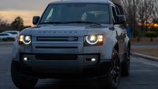 👉AT NIGHT: 2024 Land Rover Defender 130 Outbound -- Interior, Exterior Lights Analysis & Night Drive