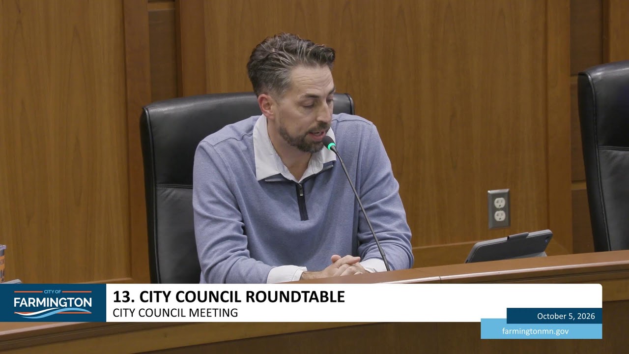 City Council Meeting - October 5, 2026