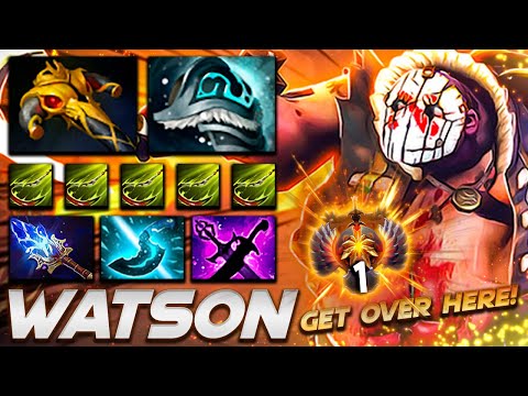 Watson Pudge TOP 1 RANK - Get Over Here - Dota 2 Pro Gameplay [Watch & Learn]