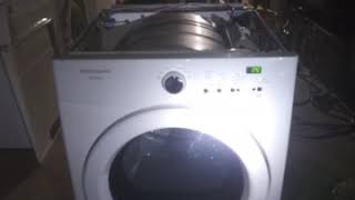 how to get error codes from a Frigidaire affinity dryer.