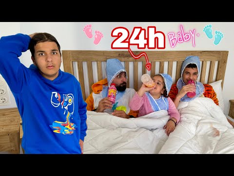 24 heures je suis papa de toute la famille 😱￼