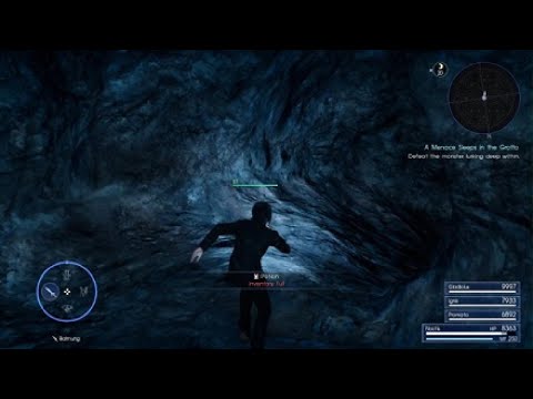 FINAL FANTASY XV - Chapter 15 End of the Road Pt. 52 (Sidequest: A Manace Sleeps in the Grotto)