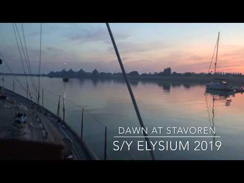 Classic Sailing Yacht Elysium - Dawn at Stavoren, Doorstep to Paradise - July 2019