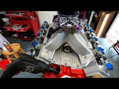 Pump Gas 508 Stroker: Lashing Valves and Priming Oil System #mopar #bigblock #engine #440source