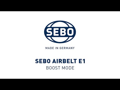 SEBO AIRBELT E1 - BOOST Mode