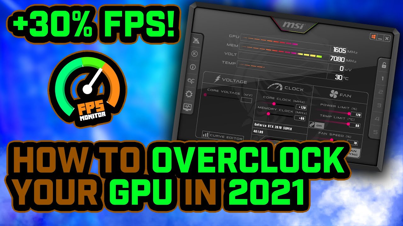 How To OVERCLOCK Your GPU 🔧 Ultimate Universal Guide 2022