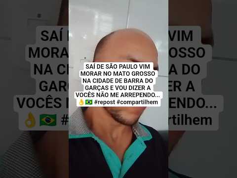 VIM MORAR NO MATO GROSSO. na cidade de Barra do Garças não me arrependo... 👌🇧🇷 #repost #compartilhem
