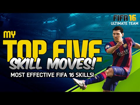 TOP 5 BEST/MOST EFFECTIVE FIFA 16 SKILL MOVES | Skills Tutorial and Tips #1