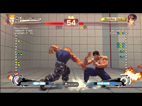blue emblem (Guile) vs knido4000 (Fei Long)