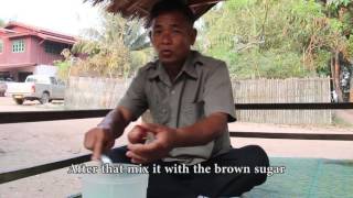 Making passionfruit honey