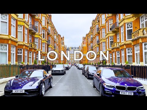 Best London Walking Tour in Summer 2023 | Marylebone | London Walk 4K