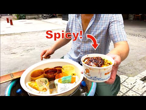 Unseen Chinese Street Food in Chongqing | Spiciest Noodles and the Best BBQ Skewers