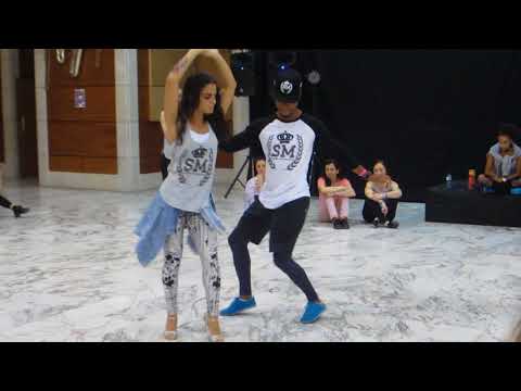 2018 04 14 - sambamaniacos galicia - workshops - 2 - Leo & Robertinha