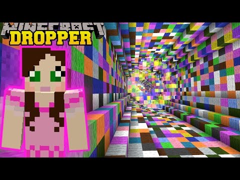 Minecraft: RAINBOW DROPPER! - 15 DROPPERS - Custom Map [2]