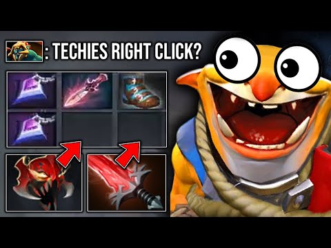 CAN TECHIES be a right click carry in 7.31? NEW META!!!