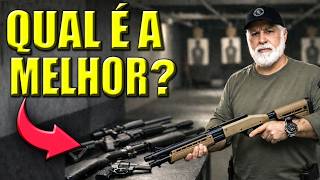 Revólver, Pistola ou Carabina? O Que Realmente Vale a Pena
