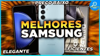 TOP 3 MELHORES Celulares SAMSUNG CUSTO BENEFÍCIO Para 2025!   Samsung Galaxy Bom e Batato