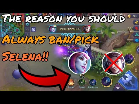 This is why you should always Ban\Pick SELENA!!