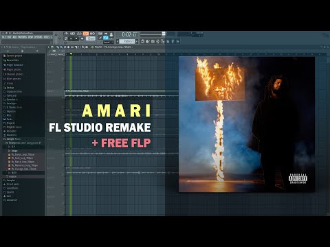 J. Cole - a m a r i (FL Studio Remake + Free FLP)