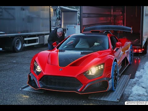 Zenvo TSR-S - Startup - Driving & ACTIVATED WING