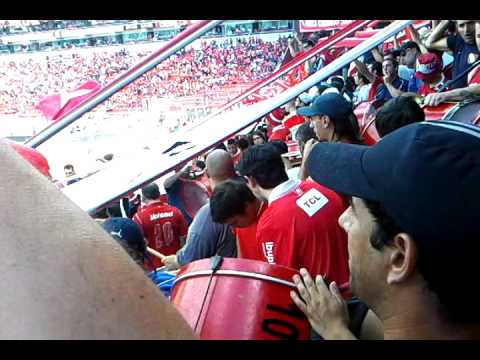 "Previa // Somos de la gloriosa Banda de Independiente... Vs. Argentinos Jrs. Torneo Final 2013" Barra: La Barra del Rojo • Club: Independiente