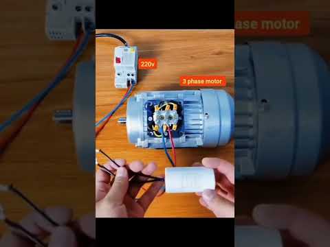 3 phase motor run on single phase power