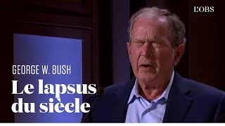 Quand George W. Bush évoque  &quot;l’invasion totalement injustifiée de l’Irak&quot; au lieu de l’Ukraine