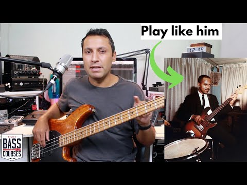 How To Play (a bit...) Like James Jamerson - MOTOWN Bass Lesson
