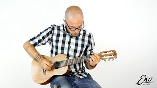 Video thumbnail for Eko Guitars - DUO Series - GUITALELE - played by Gianfilippo Fancello by Massimo Varini’s GuitarTribe