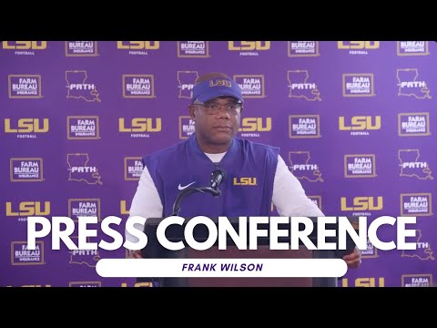 Frank Wilson Press Conference vs. Alabama (Nov. 8, 2025)