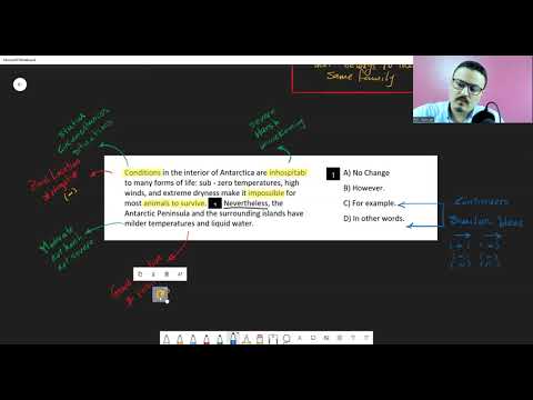 Transitions. However or Nevertheless!