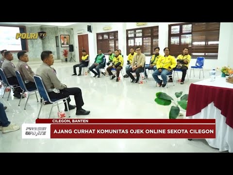PRESISI UPDATE: POLRES CILEGON SILATURAHMI DENGAN KOMUNITAS OJEK ONLINE 05/06/25 10.00
