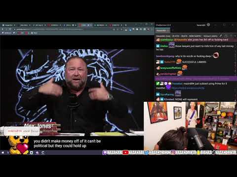Hasan Piker Reacts To Alex Jones Commits Perjury !