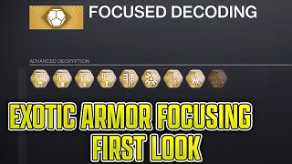 How to Focus Exotic Armor | Destiny 2