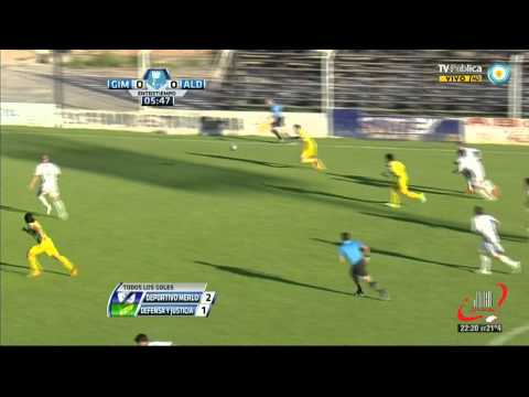 RESUMEN PARTIDO - DEPORTIVO MERLO 2 DEFENSA Y JUSTICIA 1 - FECHA 15 B NACIONAL (16 11 2012)