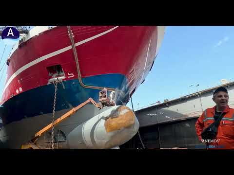 Ε/Γ-Ο/Γ ΑΝΕΜΟΣ  - Aegean Sea Lines  (πρώην ROSELLA), Εντυπωσιακό βίντεο ολοκληρωμένου δεξαμενισμού