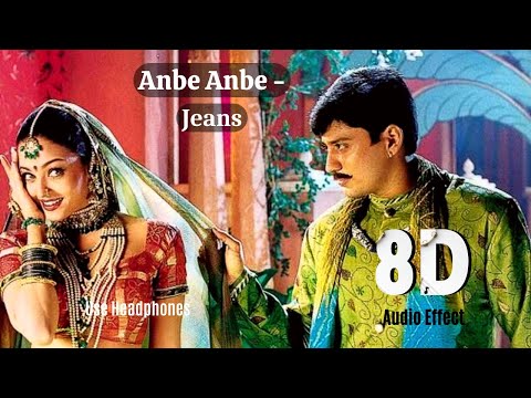Anbe Anbe Song - Jeans | 8D | A. R. Rahman | Use Headphones