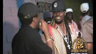 Show on the Global riddim with Fire Links, Beenie Man, Ice (RIP), unknown local man and Shelly Belly