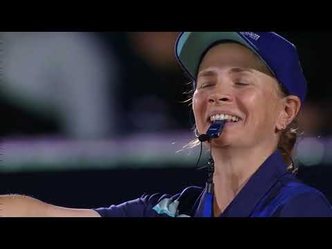 Anastasija Kravcenoka hits the referee - Beach Volleyball Championship 2022