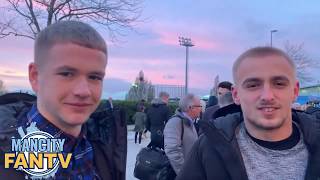 CITY v SCHALKE - U18 ACADEMY PLAYERS GIVE US THEIR VIEWS