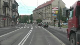 preview picture of video 'Tramwaje Kraków linia 50'