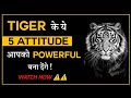 TIGER ATTITUDE ये Attitude आपको Powerful बना देगा Tiger Mentality In Hindi