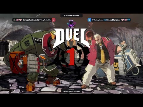 Flynn's Arcade 043 Losers Quarters- OmegaTomHanksFL (Potemkin)Vs BeefyManatee (Goldlewis)Guilty Gear