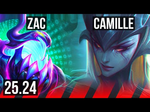 ZAC vs CAMILLE (TOP) | KR Master | 25.24