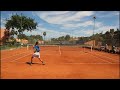 College tennis recruiting video - Ali Lahrichi - Fall 23