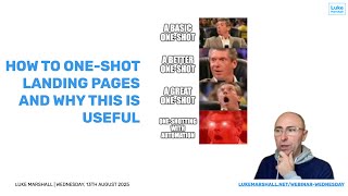 How to one-shot landing pages and why this is useful