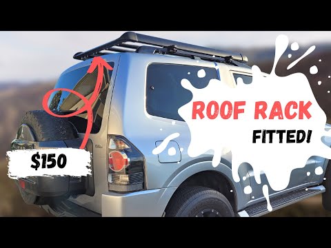 Pajero Aluminium Roof Rack Install