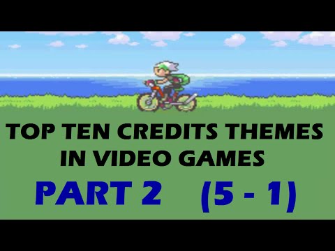 Top Ten Credits Themes In Video Games - Part 2 (5-1)