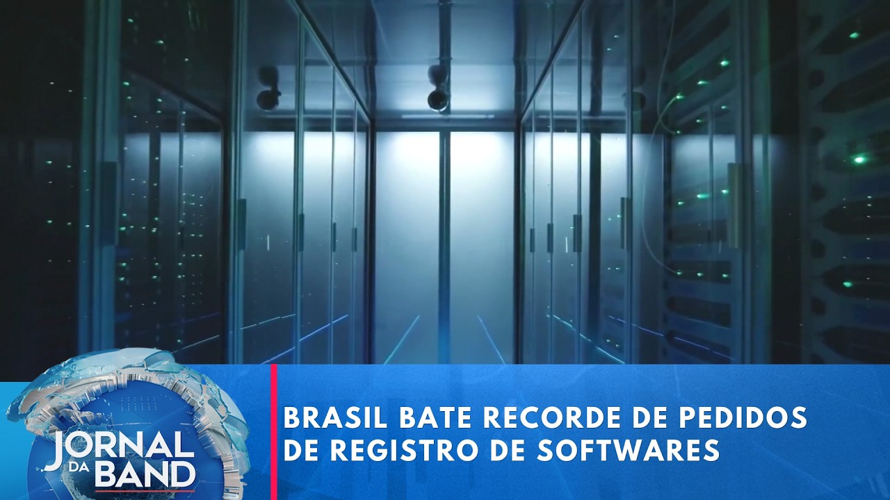  Brasil bate recorde de pedidos de registro de programas de computador | Jornal da Band
