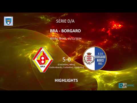 Serie D: highlights giallorossi Bra-Borgaro Nobis 5-0, 18^ giornata